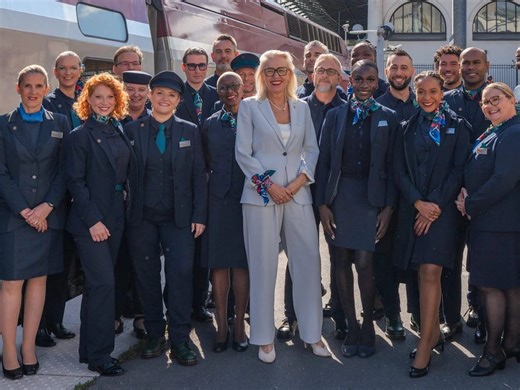 Eurostar unveils gender-neutral uniforms, including skirts for men and chunky boots