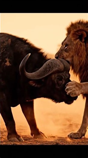 The Ultimate Struggle Baby Giraffe Fights Two Lionesses!