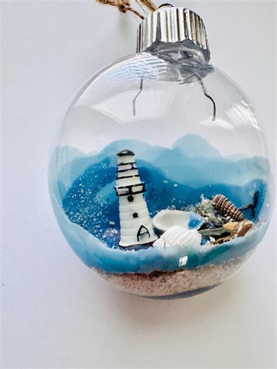 Lighthouse Ornament, Coastal Christmas Ornaments, Beachy Christmas Tree Ornaments, Christmas Gift, White Elephant Gift, Beach Gift, - Etsy Australia