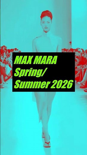 👗MAX MARA | Spring/Summer 2026 #fashion #fashionweek #runway #fashionshow #model