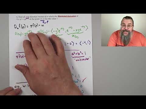 Calc 3, Exam 2 walkthrough (Spring 2023)