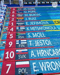🇪🇪 Eneli JEFIMOVA with an amazing swim in the heats with a time of 30.19 in the Women's 50m Breaststroke heats🤩 Is a World Junior Record incoming? #Swimming | World Aquatics