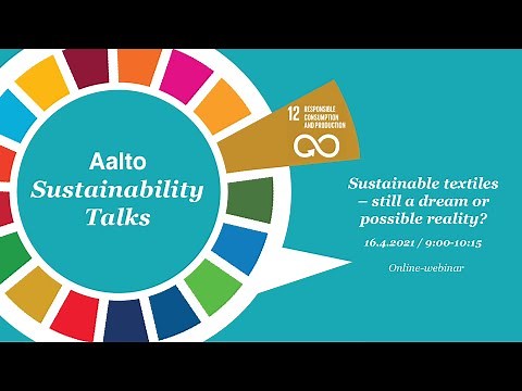Sustainable textiles – still a dream or possible reality? 16.4.2021