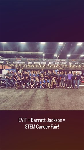 EVIT students in Automotive, Collision Repair, Diesel, Engineering and High Tech Manufacturing attend the NEW STEM Career Fair hosted by Barrett Jackson! They brought their favorite demos to show visitors what they learn and love about their program at EVIT! From car races and 3D printed models to auto systems and buffing- there were tons of activities at our booth! Thanks for having us @barrett_jackson #automotive #collision #diesel #high-techmanufacturing Engineering #evitchangelives | East Va