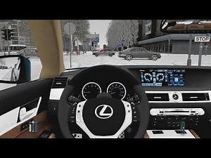 City Car Driving - Lexus GS 350 F | Snow Driving