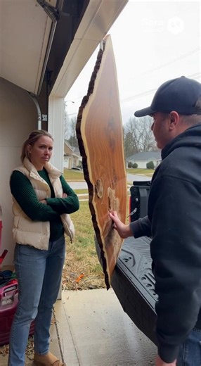 Don’t send your husband to the store before a snowstorm… Woodworkers hear “emergency supplies” a little differently. 🪵❄️ #woodworking #lumber #tables
