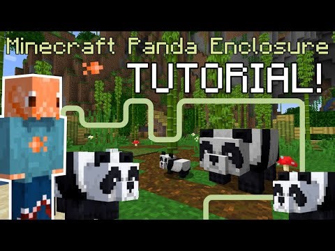 Panda Enclosure TUTORIAL - Minecraft Building