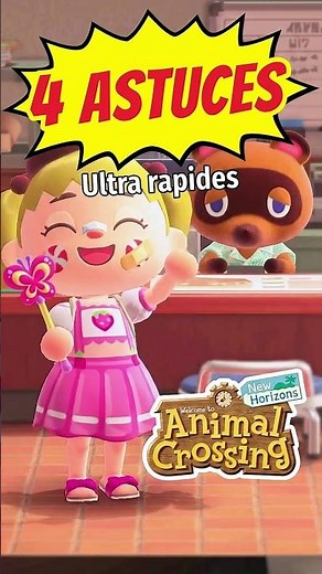 4 SECRET TIPS TO SAVE A TON OF TIME in ACNH #animalcrossing #acnh #shortsfeed