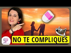 ✅ Cómo ELIMINAR OBJETO/PERSONA en GIMP