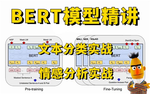 论文精读+代码复现！【BERT模型精讲】基于BERT模型的文本分类实战和情感分析实战教程！华理博士半天就教会了我BERT模型！