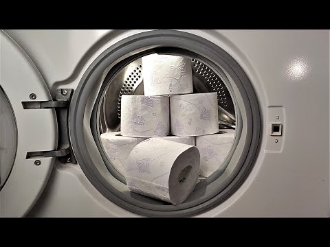 Experiment - Toilet Paper - quality check - in a Washing Machine