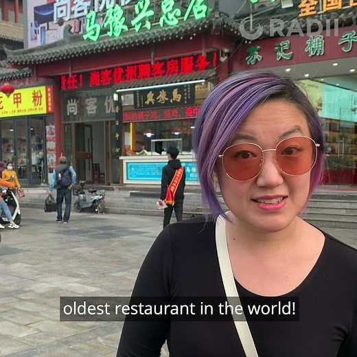 The world's oldest restaurant serves "Bucket Chicken"? China in a Bite #Shorts