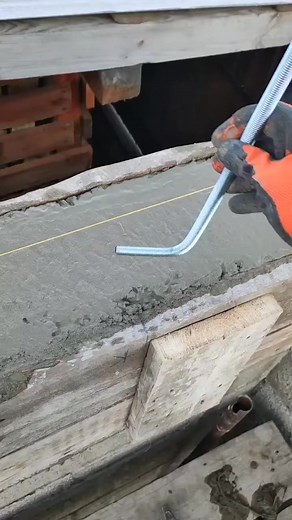 Installation of an anchor hairpin for fastening #houseworks #buildingsolutions #skilledcraftsmanship #constructionchallenges #homeimprovement | Dream House Builders