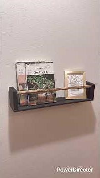 【100均DIY】セリアの杉ブロックで作る簡単ウォールラック！#100均diy #100均 #diy #セリア #ハンドメイド #インテリア #作り方 #おすすめ #おすすめにのりたい #簡単diy