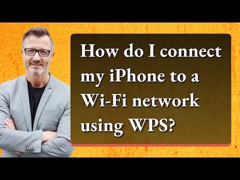 How do I connect my iPhone to a Wi-Fi network using WPS?