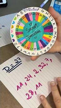 Secret decoder nasıl çözülür! Çok basit😈