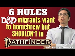Restrictions are GOOD in Pathfinder 2e (Rules Lawyer)