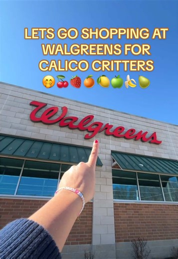 Shopping for Calico Critters at Walgreens