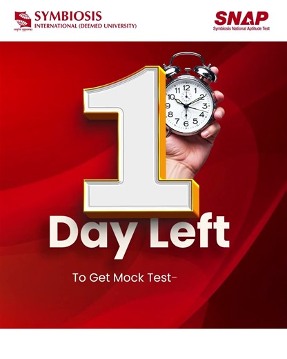 Only 1 day left to get one step closer to your SNAP mock test.