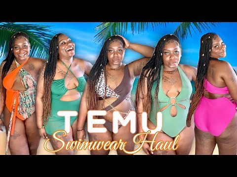 Temu Swimsuit Haul| Plus Size Fupa Friendly Swimwuits| Temu Swimwear Review