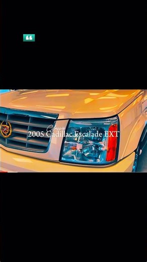 Classic….2005 Cadillacs Escalade EXT #luxurytrucks