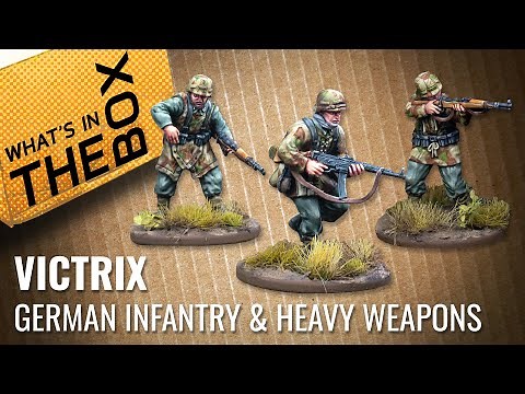 Unboxing: WW2 German Infantry & Heavy Weapons | Victrix Miniatures