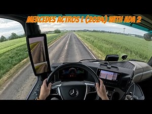 ASMR 🇩🇪 POV Truck Driving MB Actros L | Germany - I drove with ADA 2 & I'm Impressed! | 4K UHD |