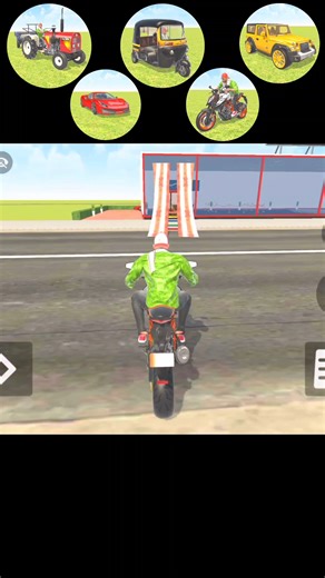 Kon Si Gaadi Car Showroom ke Uper Jaa Sakti Hai 🤔 Indian Theft Auto Simulator 💥 #shorts #gta #viral