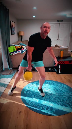 The Lateral Exchange Power Swing This movement combines a squat-dominant single-arm swing with explosive two-step lateral shuffles, exchanging the kettlebell mid-air during the float phase before repeating on the opposite side. It’s a continuous cycle of squat-hinge swing → explode → lateral shuffle → exchange → reset → repeat. Posterior Chain Power (Glutes & Hamstrings) Quad-Dominant Drive in Squat-Hinge Pattern Lateral Force Production & Hip Stability Core Anti-Rotation & Dynamic Bracing Adduc