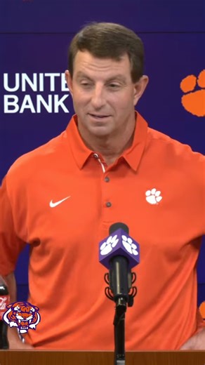 6 vs 7...67 Dabo Swinney can't avoid the setup question. #ClemsonFootball #CollegeFootball #ACC #ClemsonTigers #GoTigers #67 | Clemson Sports