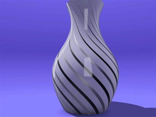 2分钟渐变螺纹花瓶建模 shapr3d