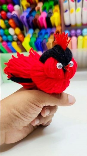 Woolen Thread Craft Ideas 💡 #minhwacuties #youtubeshorts #woolencraft #diy