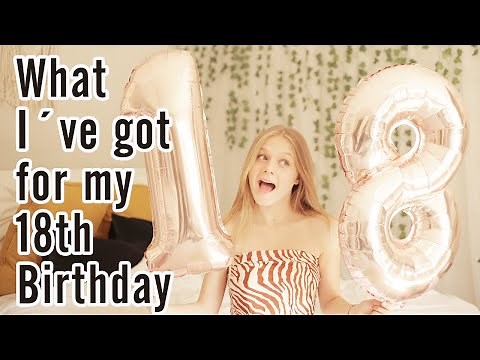 Meine Geschenke 🎁 zum 18ten Geburtstag 💖