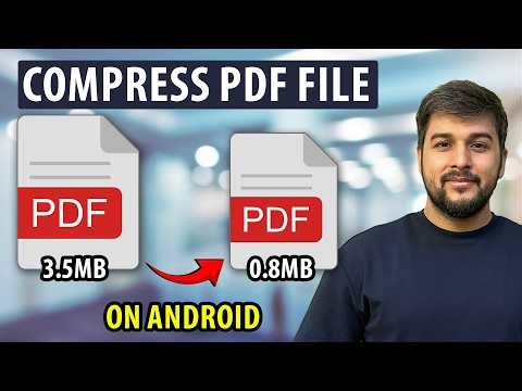 How to Compress PDF File Size in Android Phone Free | Reduce PDF File Size (100% Free Offline App)