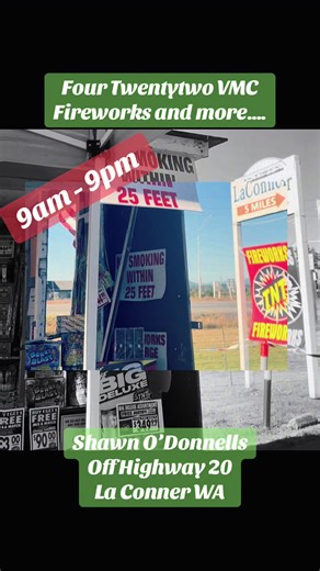 Get ready for the 4th of July with @4.22_brotherhood_vmc. All proceeds go to support local PNW veterans and nonprofits (like Paws for Purple Heart and Hooves for Hero’s). We are open everyday until the 4th of July from 9am to 9pm- located in the world famous @Shawn O’Donnell’s Irish Pub parking lot! Come for the fireworks…stay for dinner. #fourtwentytwobrotherhoodveteransmc #veteran #fireworks #tntfireworks2024 #pnw #harleydavidson #indianmotorcycles #4thofjuly