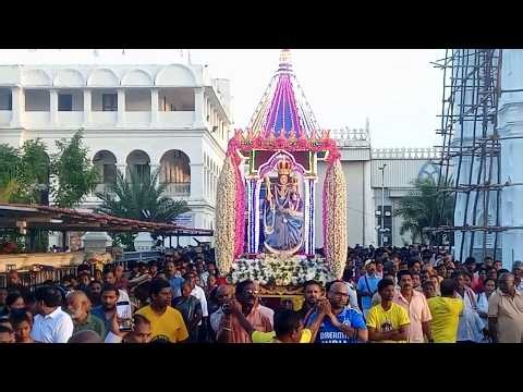 25/7/26 Arockiya Matha saturday car procession Velankanni shrine