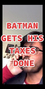 Batman gets His Taxes Done Collab with @nikhilclay