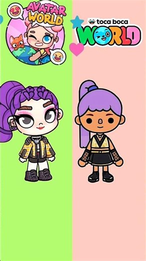 Avatarworld VS Toca boca #trending #avatarworld #tocaboca