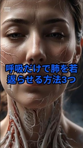 呼吸だけで肺を若返らせる方法3つ #健康情報 #50代 #60代 #肺がん #呼吸法