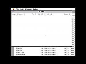 CP/M Longplay - Aliens - The Black Hole (1982) Yahoo Software