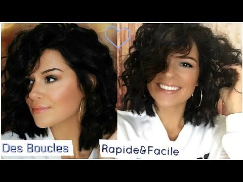 DES BOUCLES SUR CHEVEUX COURT │Facile & Rapide