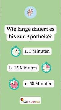 A1 Hören üben | Teil 1 Übung 1 | Goethe Exam Listening | Learn German A1