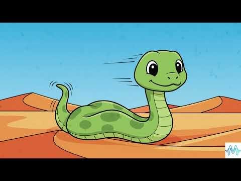 🐍 Wiggle Wiggle Snake | Fun Desert Dance Song for Kids