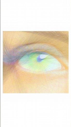 Eye String Art #algorithm #art #mathematics #stringart