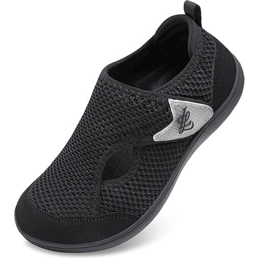 Leisfit Women Slippers Wide Width Diabetic Shoes Indoor Outdoor Slippers with Adjustable