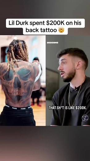Lil Durk $200K Back Tattoo: An Inside Look