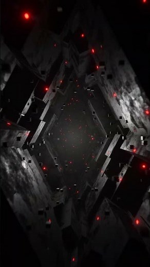 vertical dynamic scifi vj loop tunnel 3d animation 2026