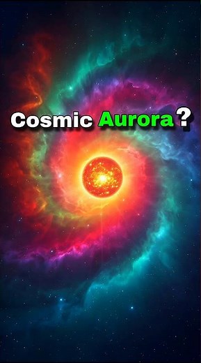 The Universe’s First Rainbow Aurora?