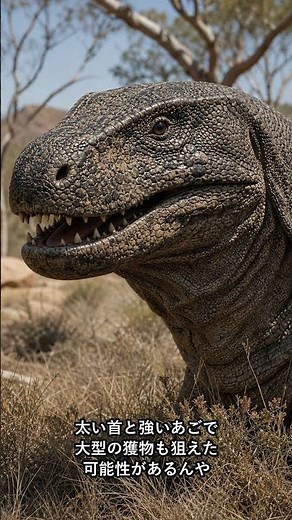 メガラニア｜コモドドラゴンを超える古代の巨大トカゲ