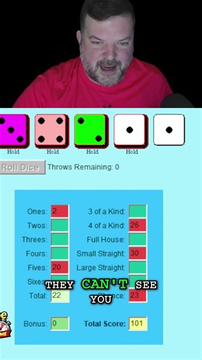 Yahtzee Rant & First Score #shorts